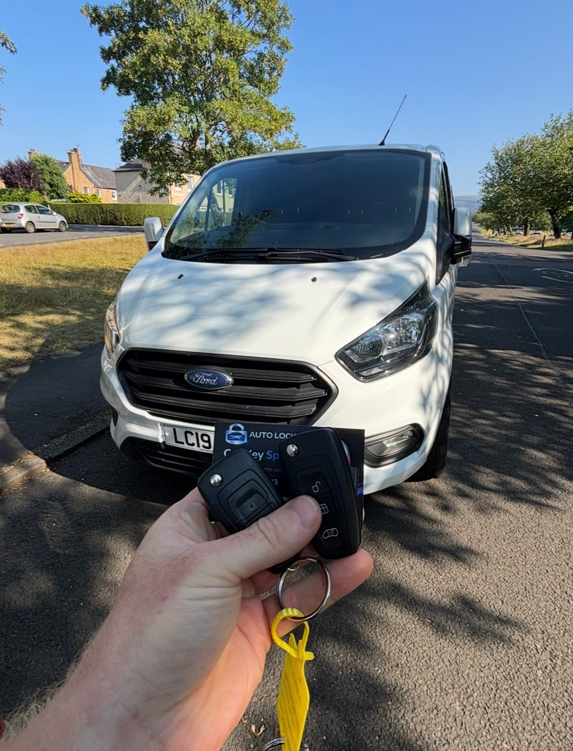 Ford Transit Custom spare key programmed — Auto Locks 24/7