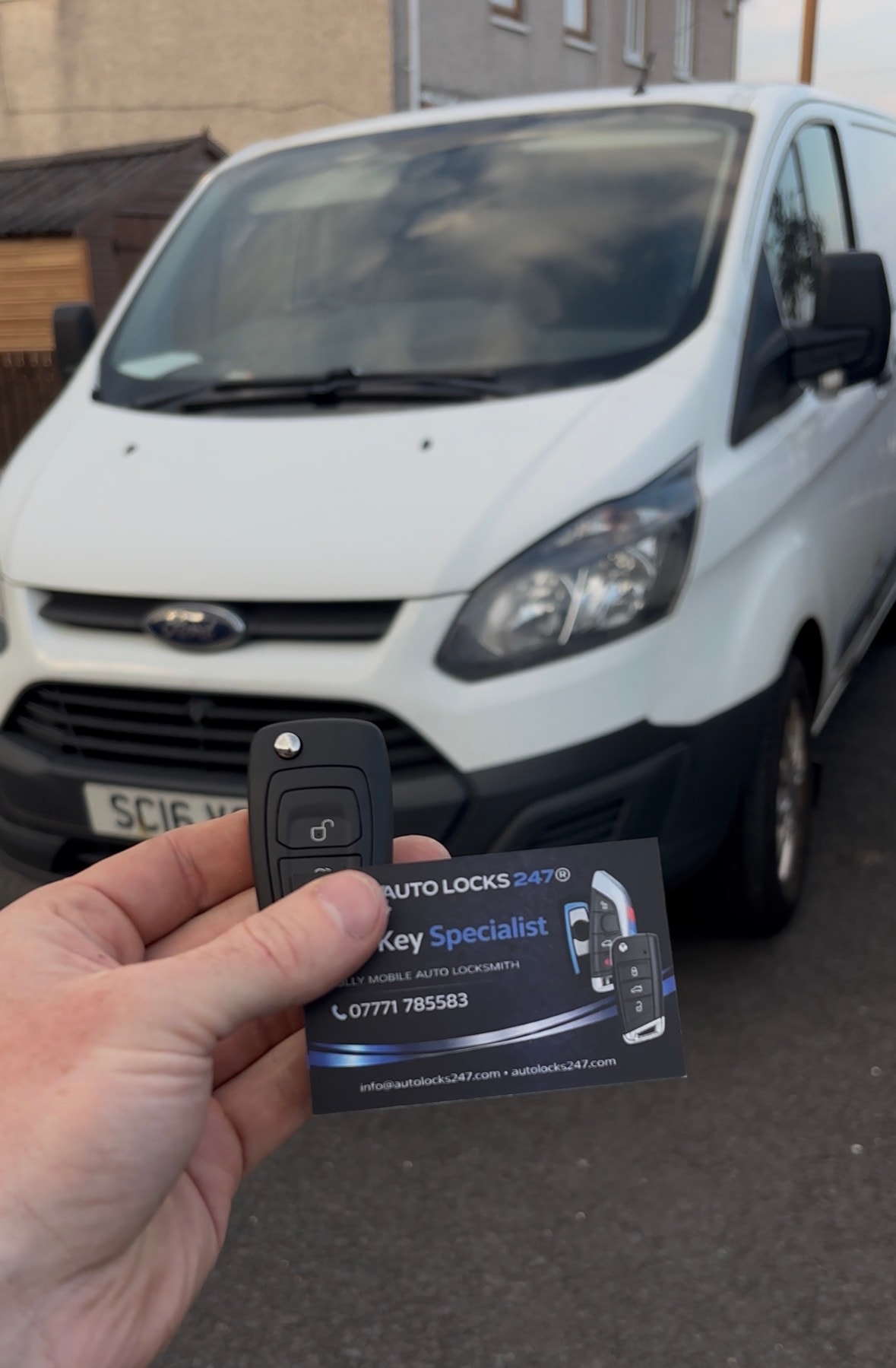 Ford Transit Custom key programmed on site — Auto Locks 24/7