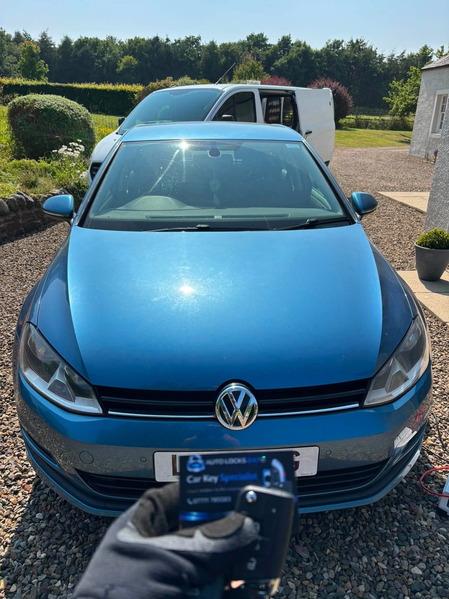 VW Golf 7 key replacement — new key fob programmed on site
